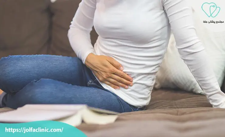 احساس فشار در مثانه یا روده ها